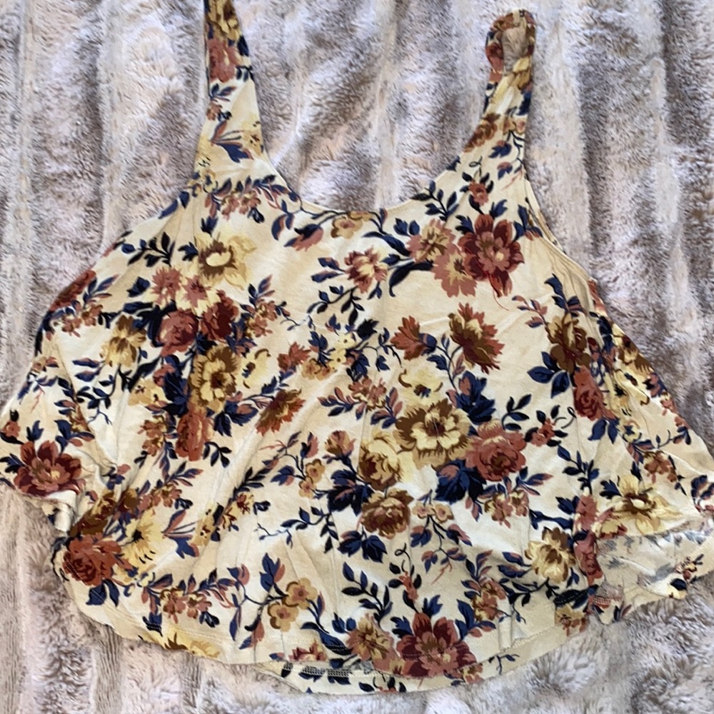 Floral American Eagle tank M